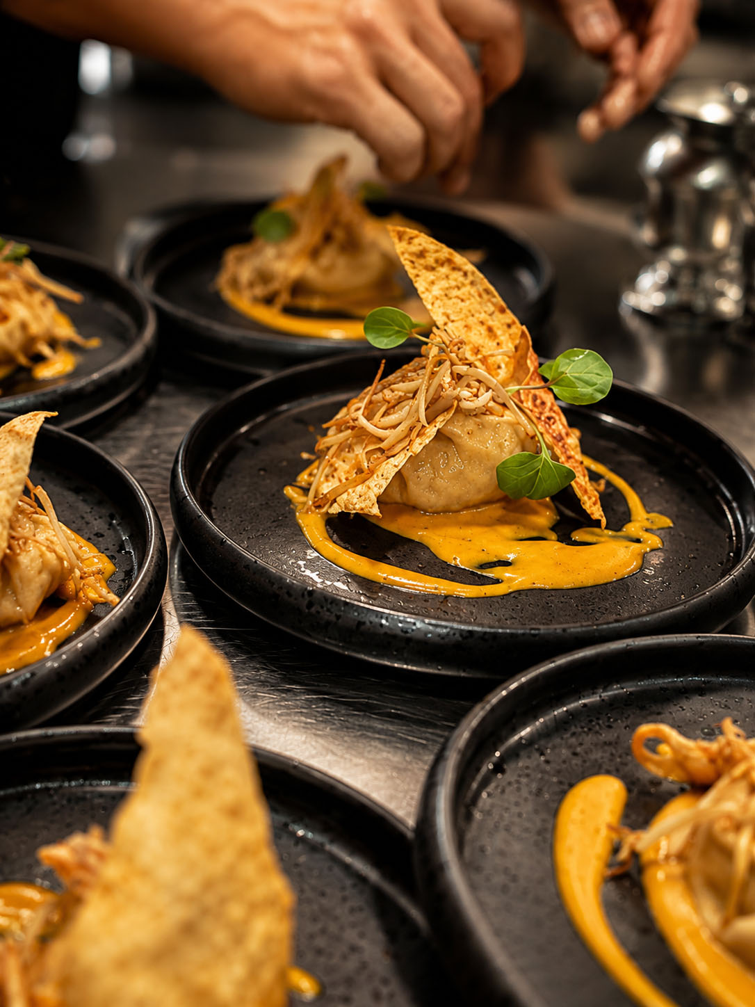 Gedeckte Tafel im Restaurant Amtshaus
